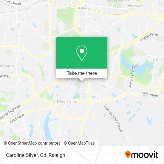 Caroline Silver, Od map