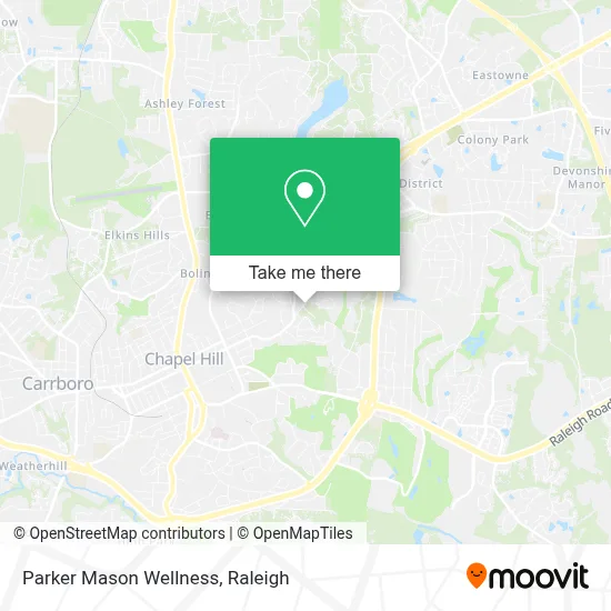 Parker Mason Wellness map