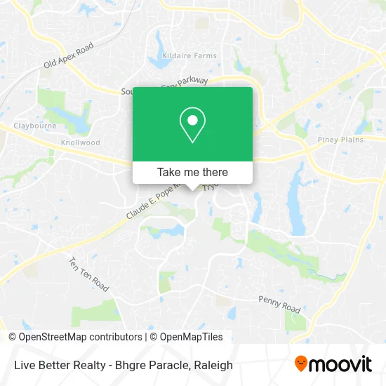 Live Better Realty - Bhgre Paracle map