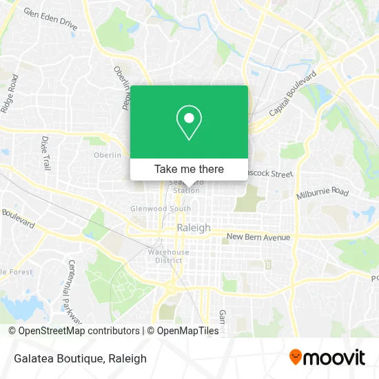 Galatea Boutique map
