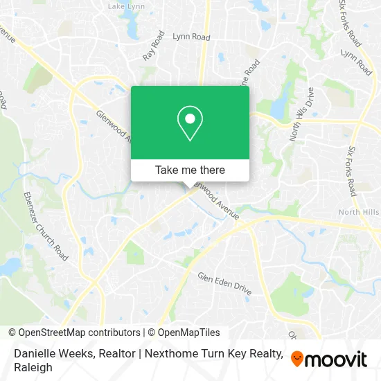 Danielle Weeks, Realtor | Nexthome Turn Key Realty map