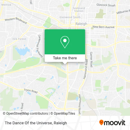 The Dance Of the Universe map