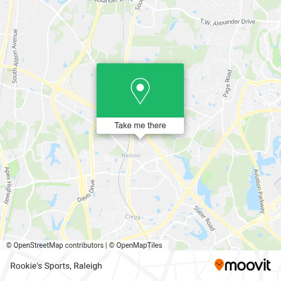 Rookie's Sports map