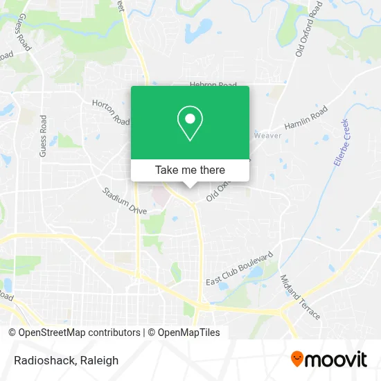 Radioshack map