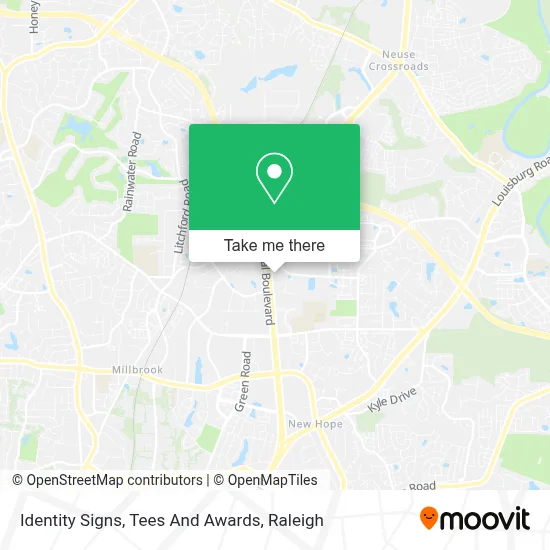 Identity Signs, Tees And Awards map