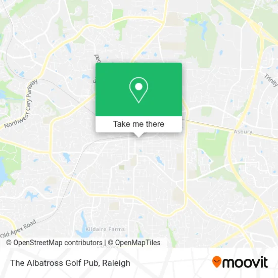 The Albatross Golf Pub map