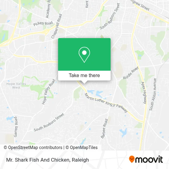 Mr. Shark Fish And Chicken map