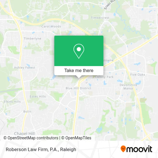 Roberson Law Firm, P.A. map