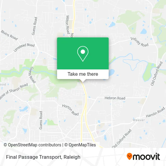 Final Passage Transport map