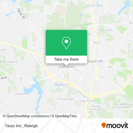 Tanjo Inc. map