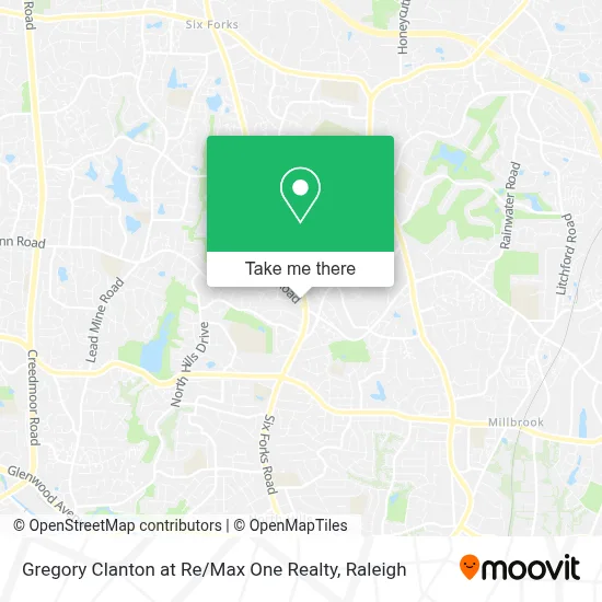 Gregory Clanton at Re / Max One Realty map