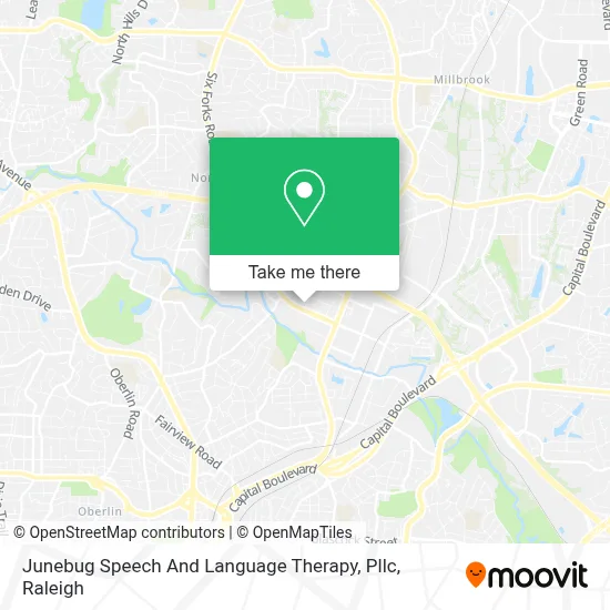 Junebug Speech And Language Therapy, Pllc map