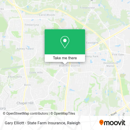 Gary Elliott - State Farm Insurance map