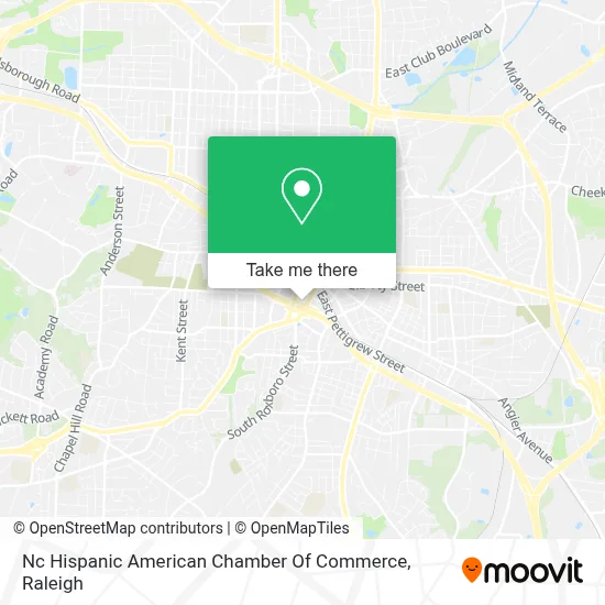 Nc Hispanic American Chamber Of Commerce map