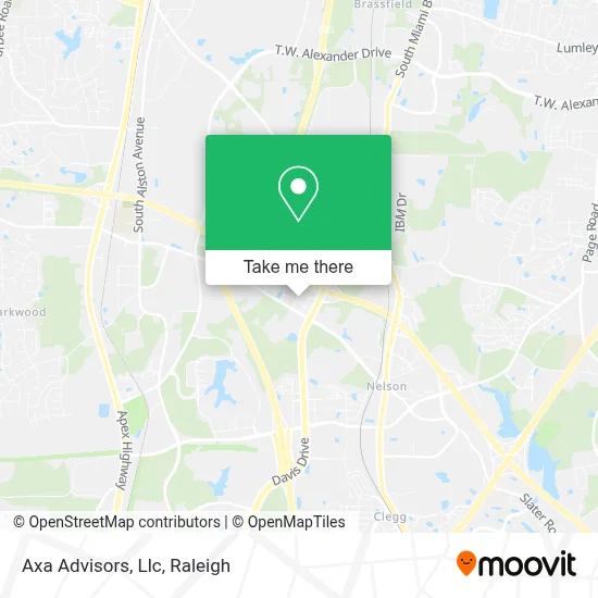 Axa Advisors, Llc map
