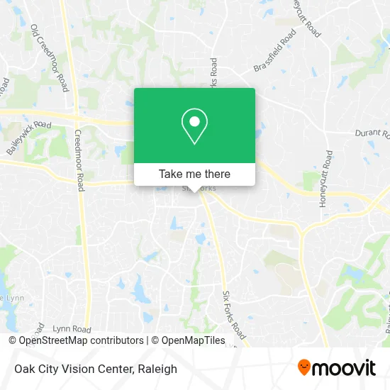 Oak City Vision Center map