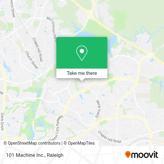 101 Machine Inc. map