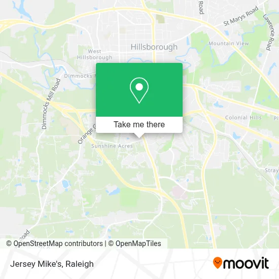 Jersey Mike's map