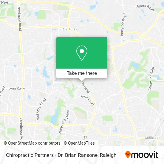 Chiropractic Partners - Dr. Brian Ransone map
