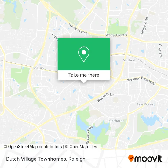 Dutch Village Townhomes map