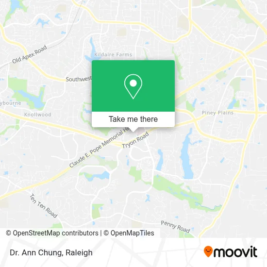 Dr. Ann Chung map