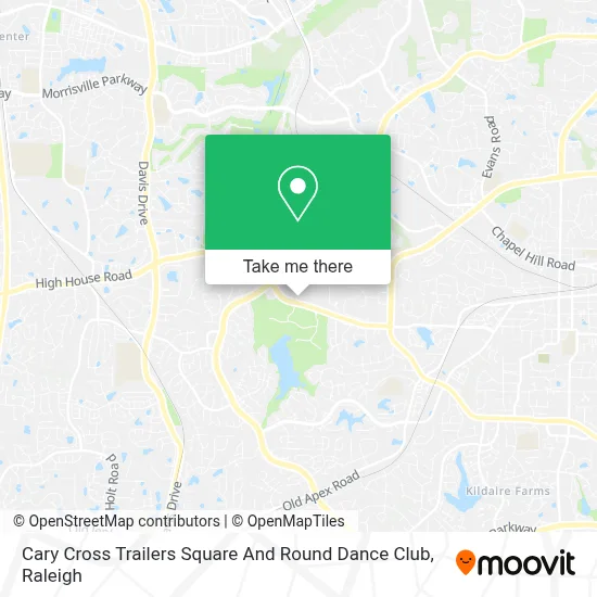 Cary Cross Trailers Square And Round Dance Club map