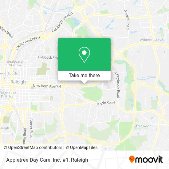 Appletree Day Care, Inc. #1 map