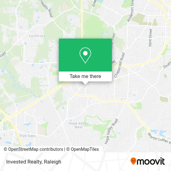 Invested Realty map
