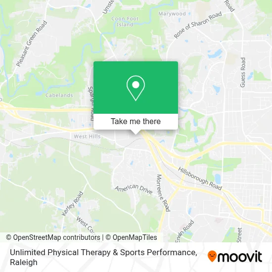 Unlimited Physical Therapy & Sports Performance map