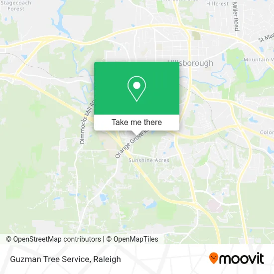 Guzman Tree Service map
