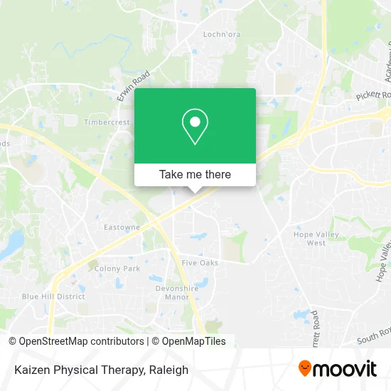 Kaizen Physical Therapy map