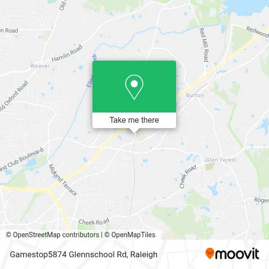 Gamestop5874 Glennschool Rd map