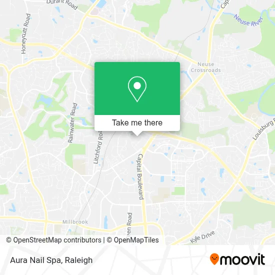 Aura Nail Spa map