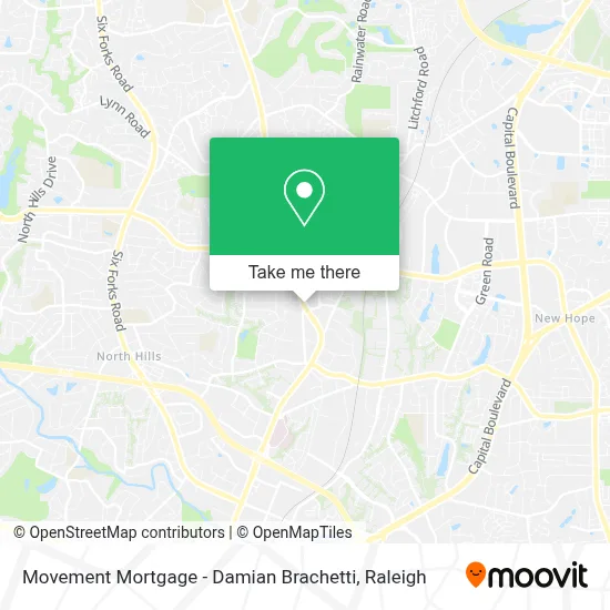 Movement Mortgage - Damian Brachetti map