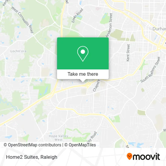 Home2 Suites map