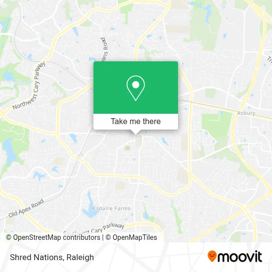 Shred Nations map