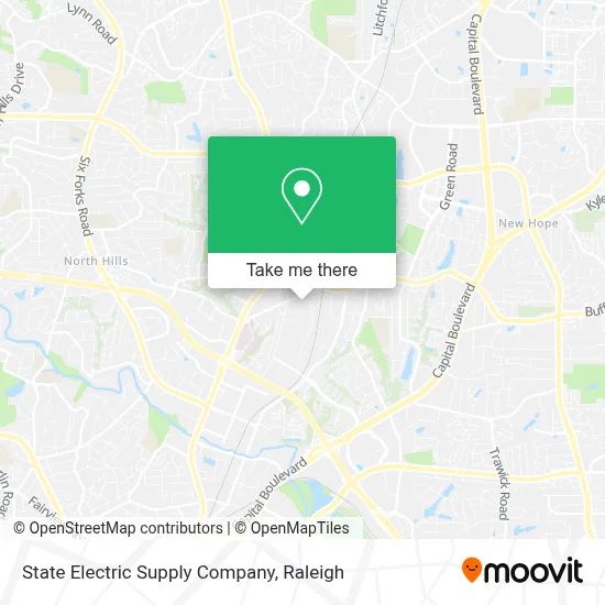 State Electric Supply Company map