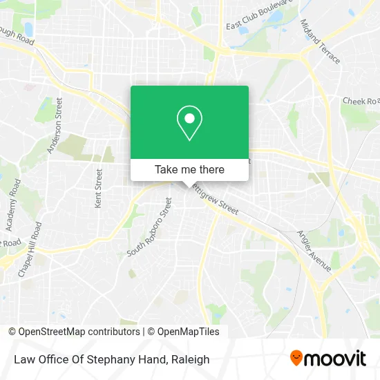 Law Office Of Stephany Hand map