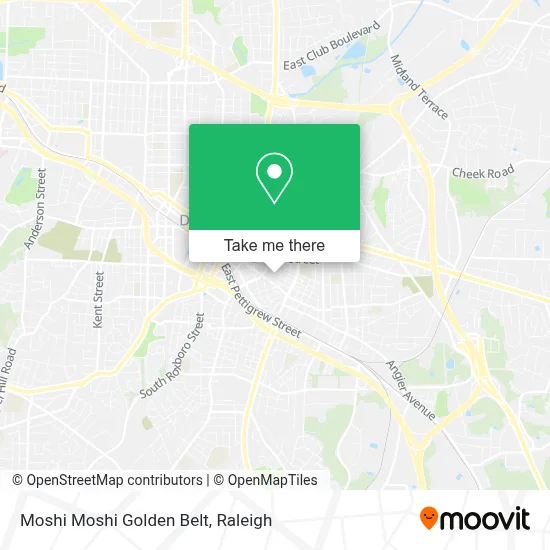 Moshi Moshi Golden Belt map