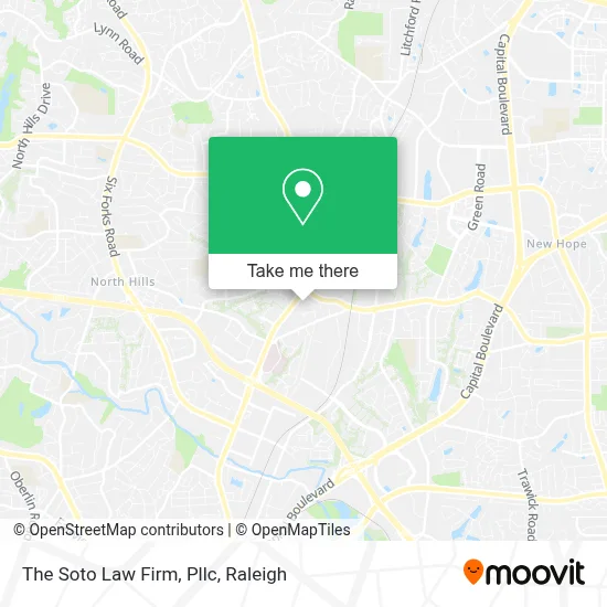 The Soto Law Firm, Pllc map