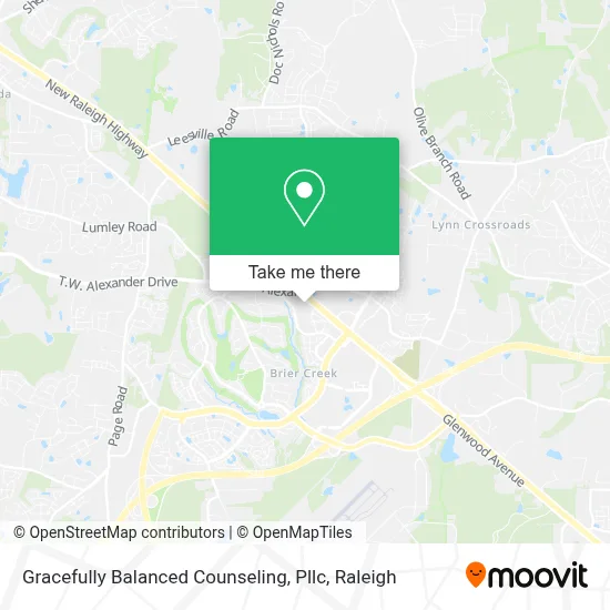 Gracefully Balanced Counseling, Pllc map