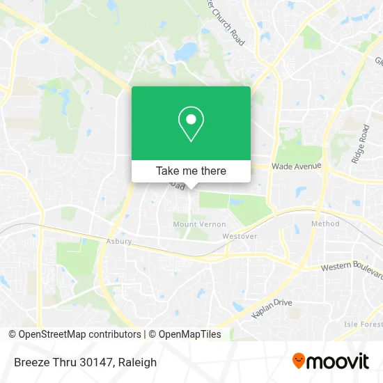 Breeze Thru 30147 map