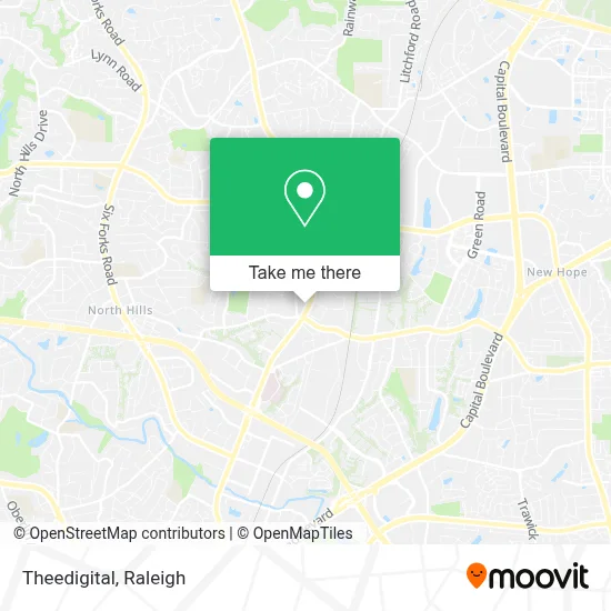 Theedigital map
