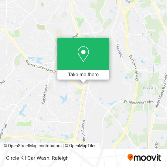 Circle K | Car Wash map