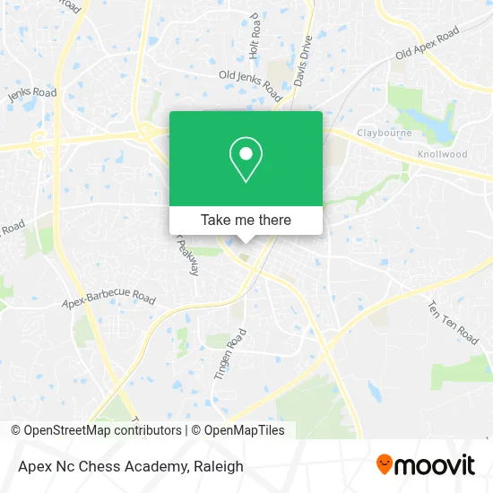 Apex Nc Chess Academy map
