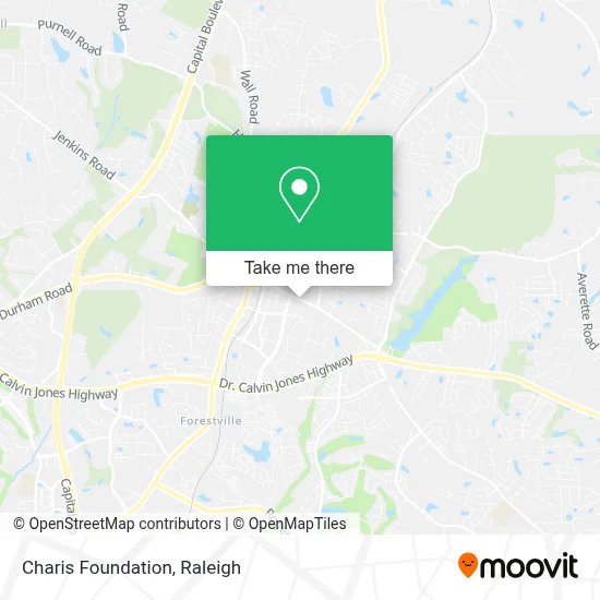 Charis Foundation map