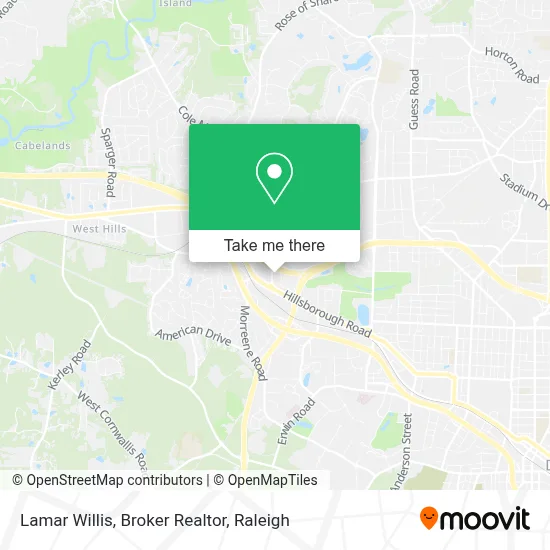 Lamar Willis, Broker Realtor map