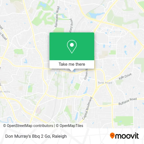 Don Murray's Bbq 2 Go map