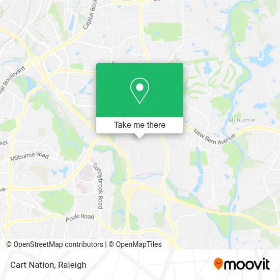 Cart Nation map