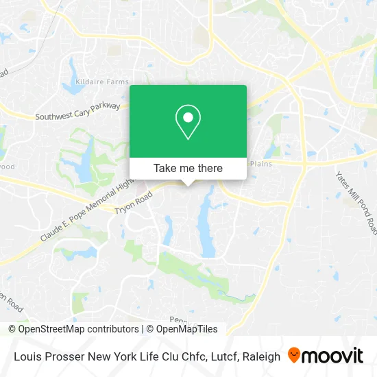 Louis Prosser New York Life Clu Chfc, Lutcf map